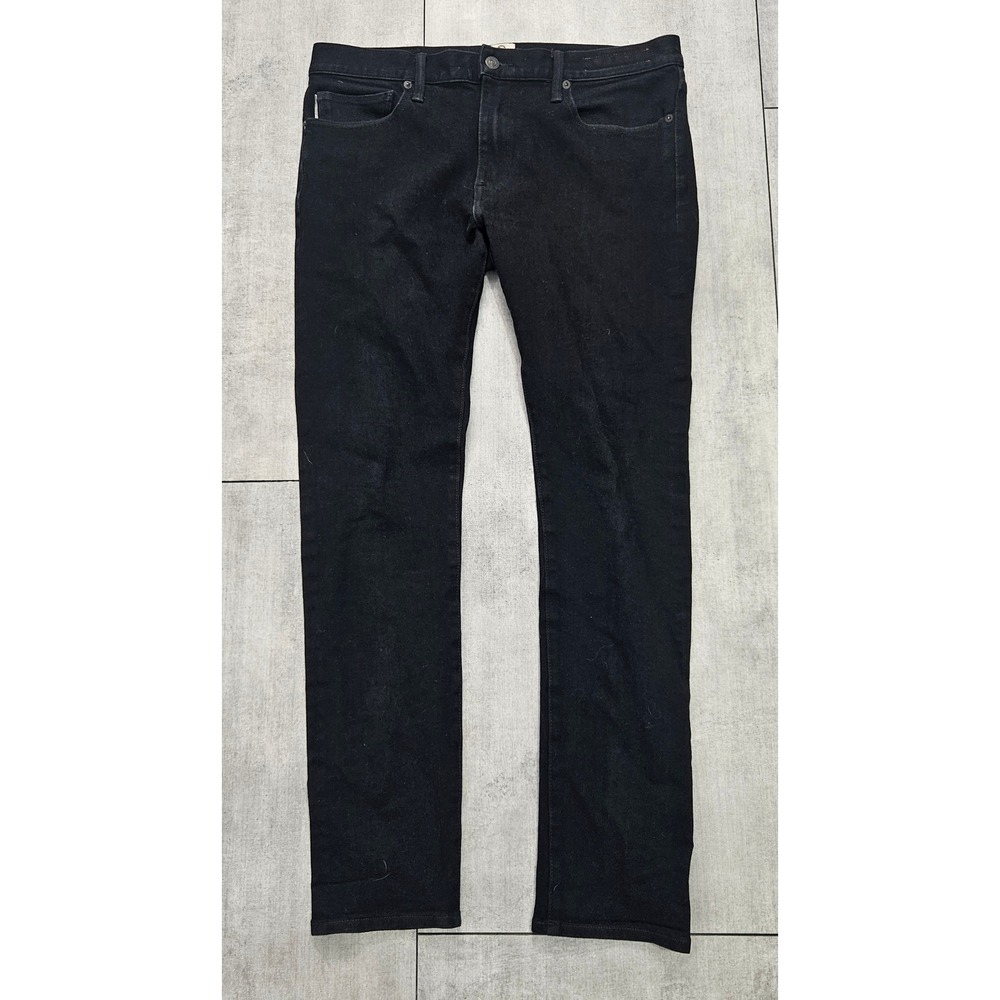 Hiroshi Kato The Pen Slim Fit Black Selvedge Denim Jeans Mens 34 Made in USA